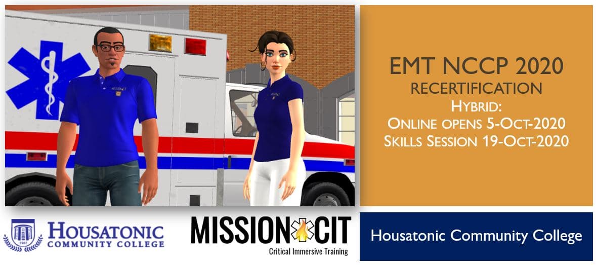 EMT NCCP 2020 Recertification Course | HCC | 5-Oct-2020