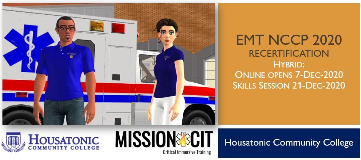 EMT NCCP 2020 Recertification Course | HCC | 7-Dec-2020