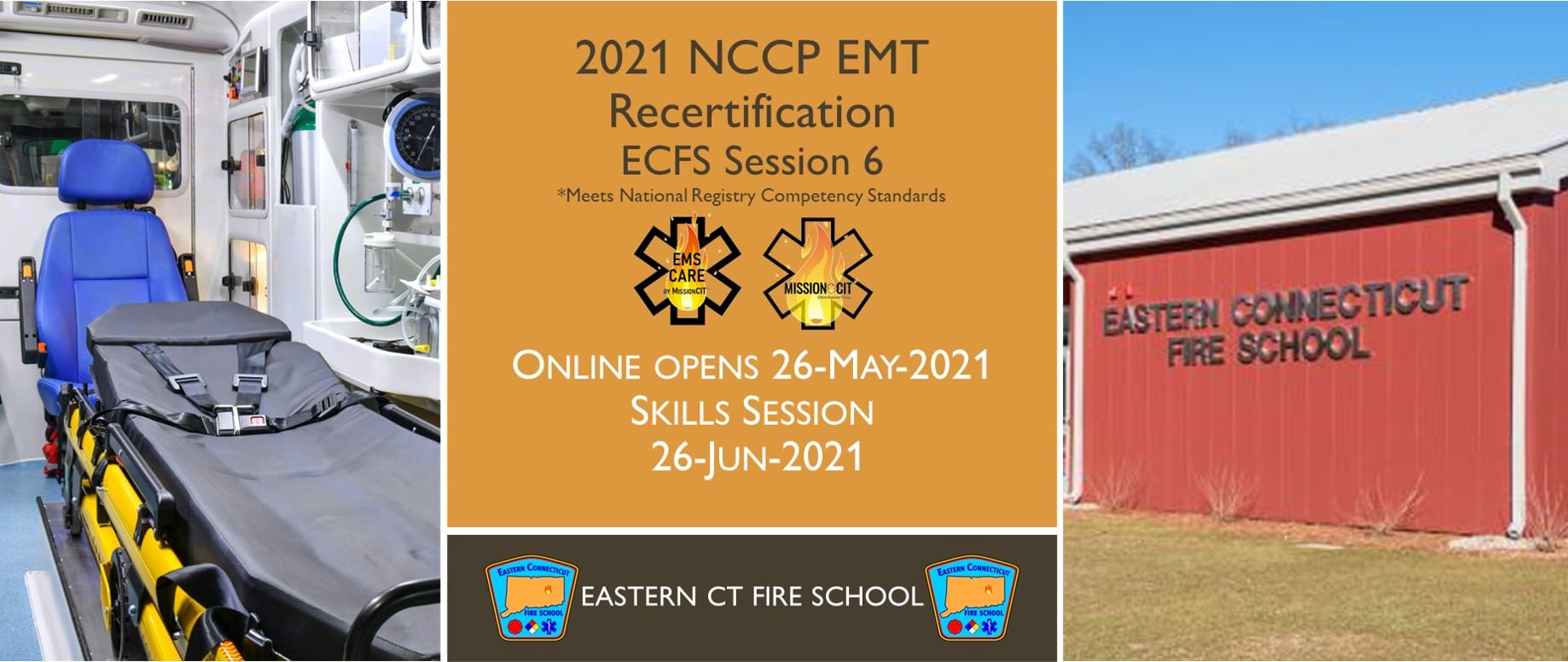 EMT NCCP Recertification Hybrid Course | ECFS | 2021 Session 6