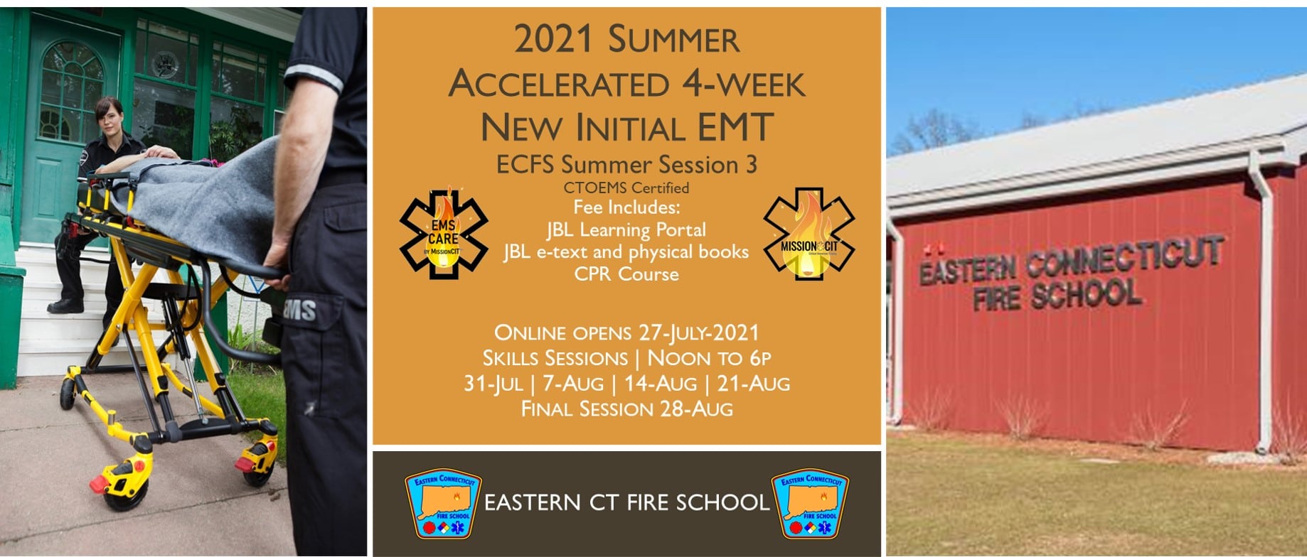 2021 Summer EMT Accelerated Initial Course | ECFS Session 3