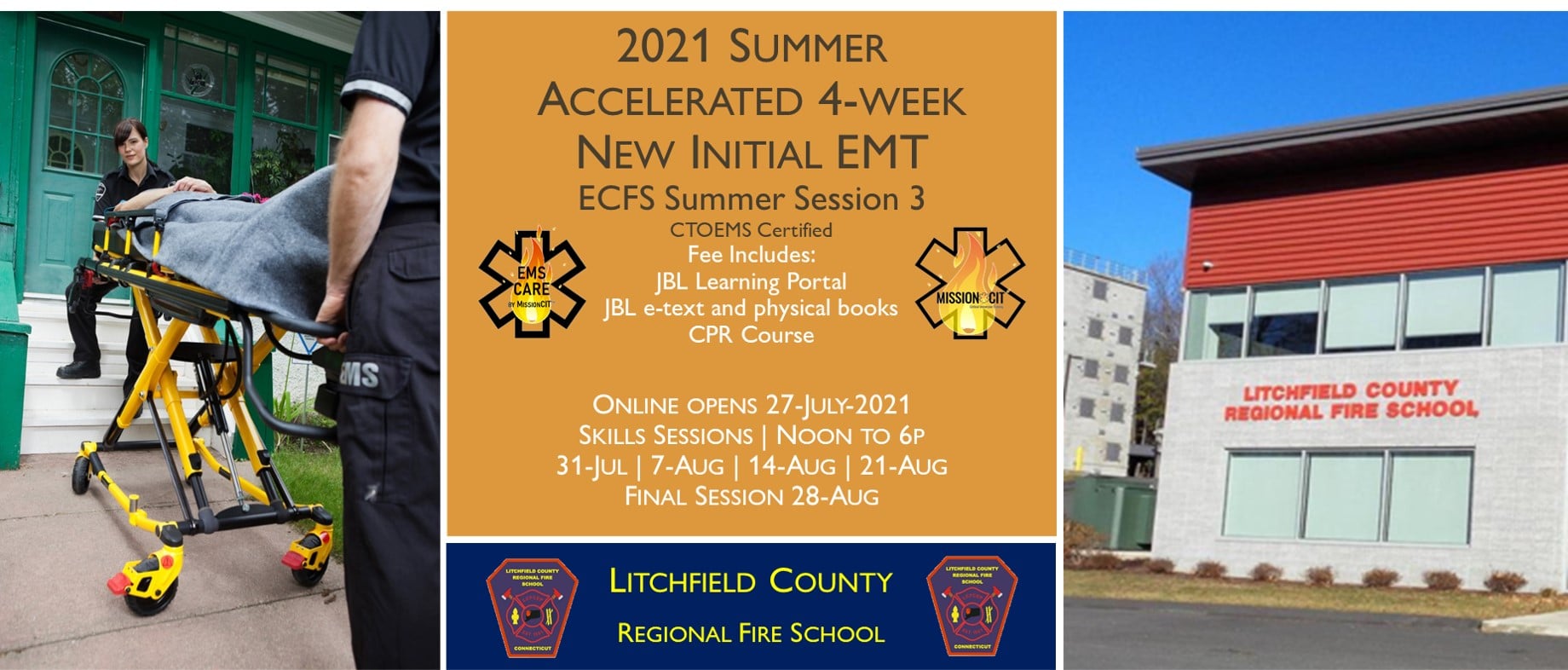 2021 Summer EMT Accelerated Initial Course | LCRFS Session 3