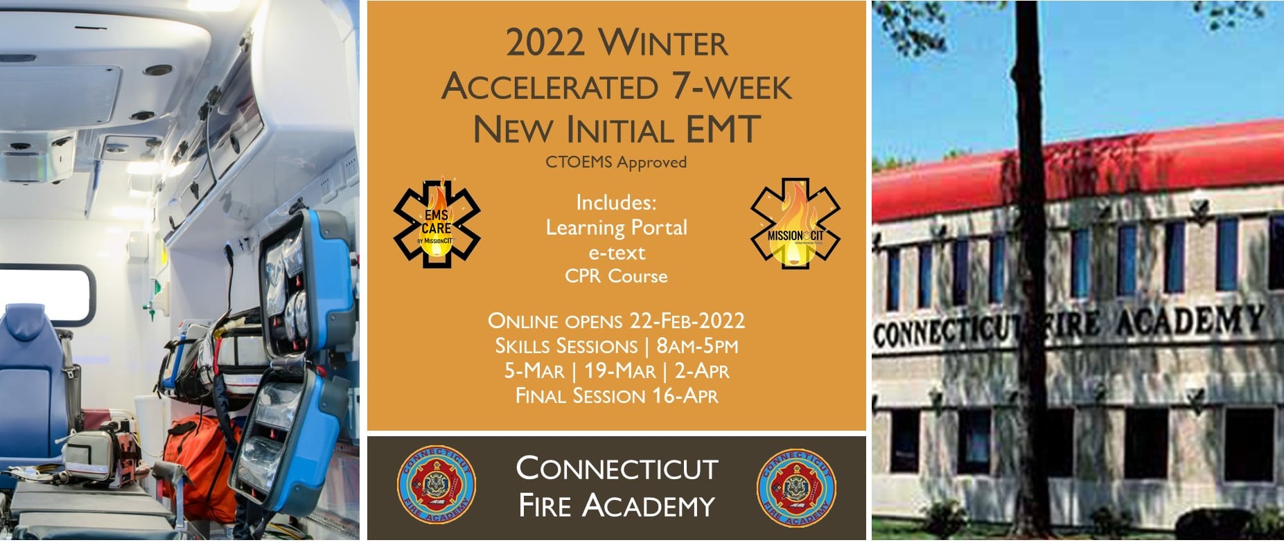 2022 Winter EMT Initial Course | CFA | 7 Week