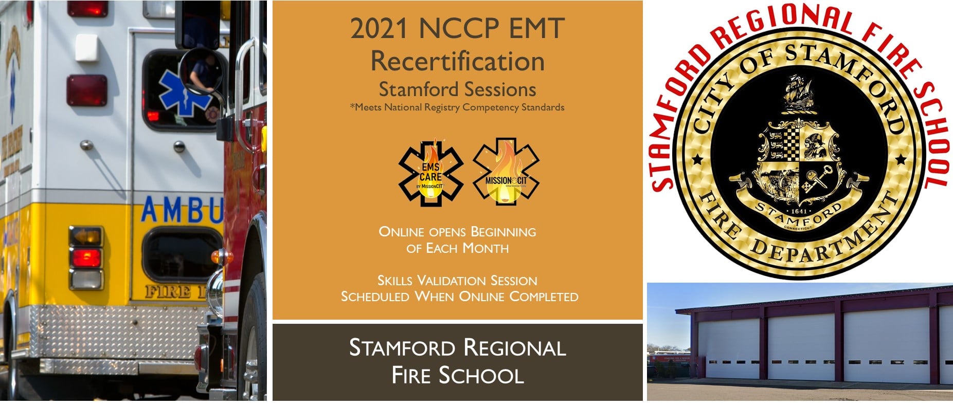 EMT NCCP 2021 Recertification Course | Stamford Sessions