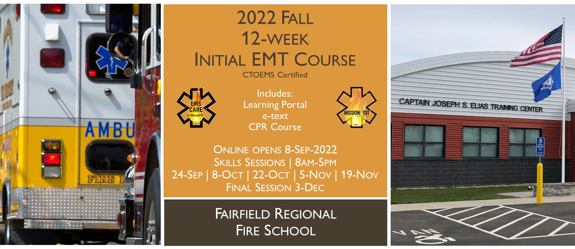 2022 Fall EMT Initial Course | FRFS 12 Week