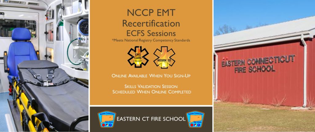 EMT Recertification Courses in CT at ECFS