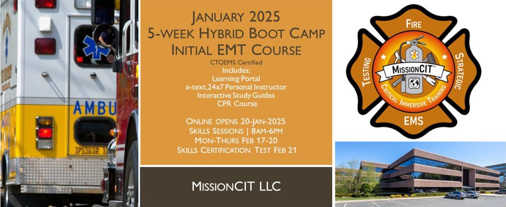 January 2025 Hybrid EMT Boot Camp | 5-Week