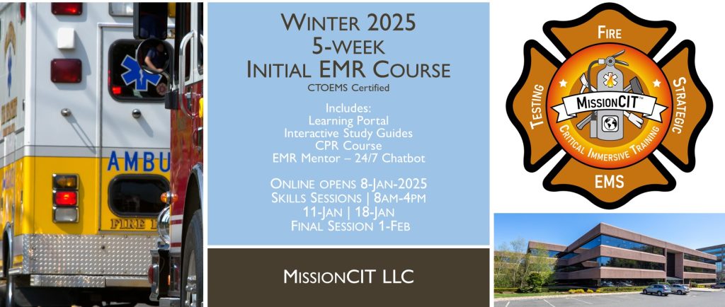 Winter 2025 Hybrid EMR Course | 5-Week