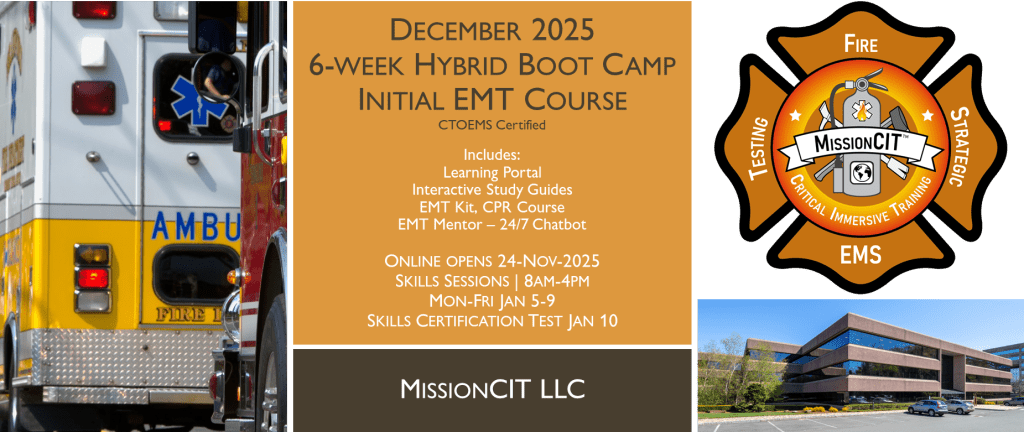 December 2025 Hybrid EMT Boot Camp | 6-Week